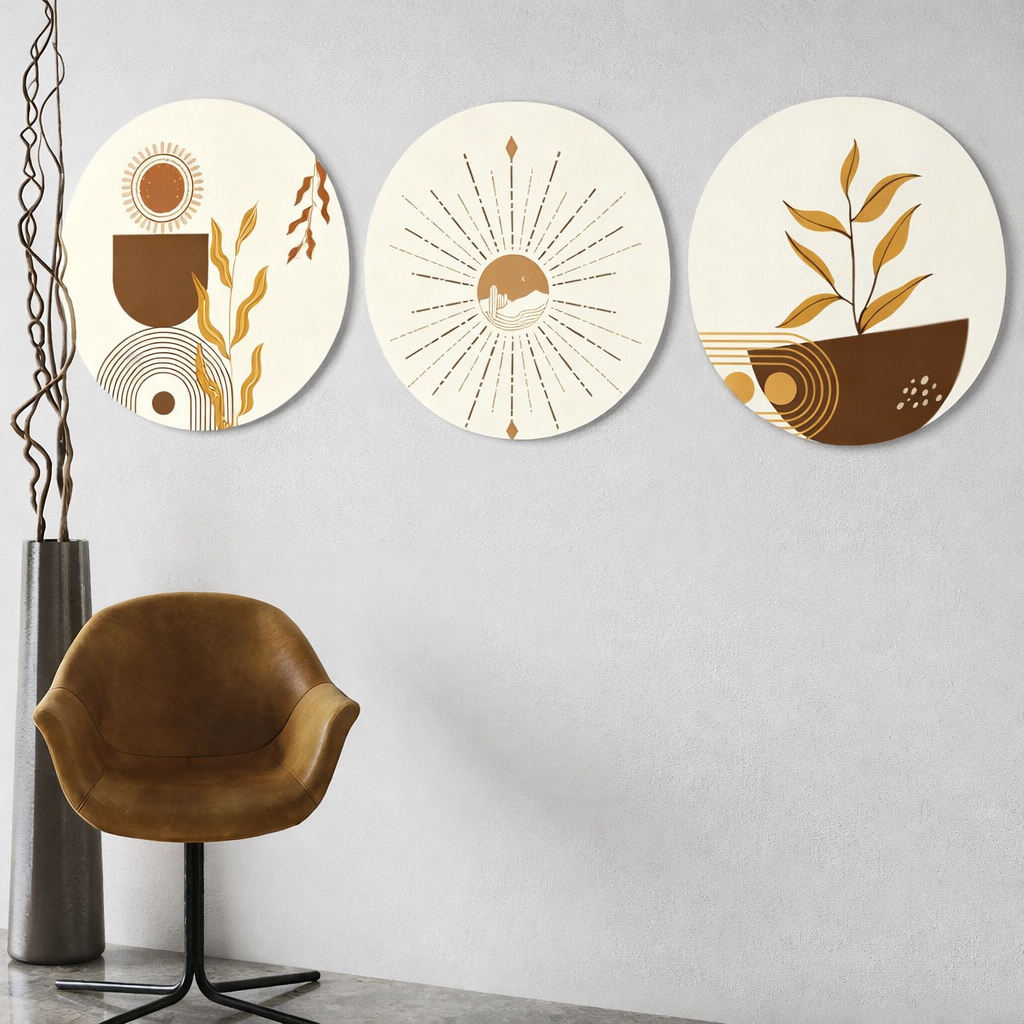 Mur de galerie minimaliste