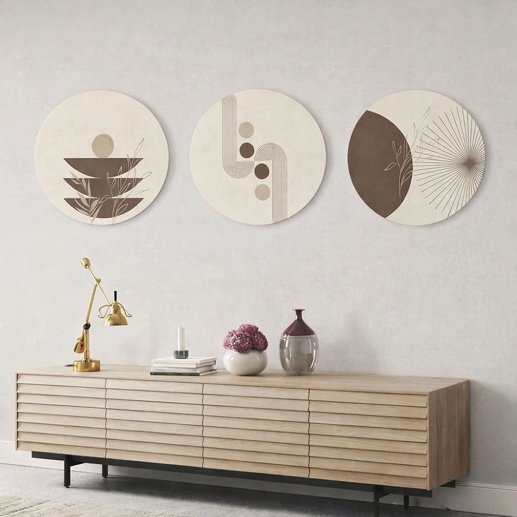 Mur de galerie minimaliste
