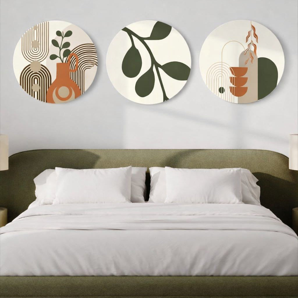 Set de 3 Tableaux Ronds