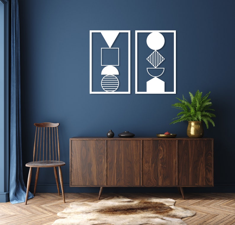 Ensemble de 2 œuvres d'art