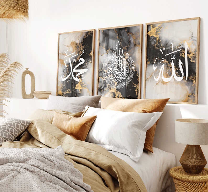 Tryptique Décoration Islamiques