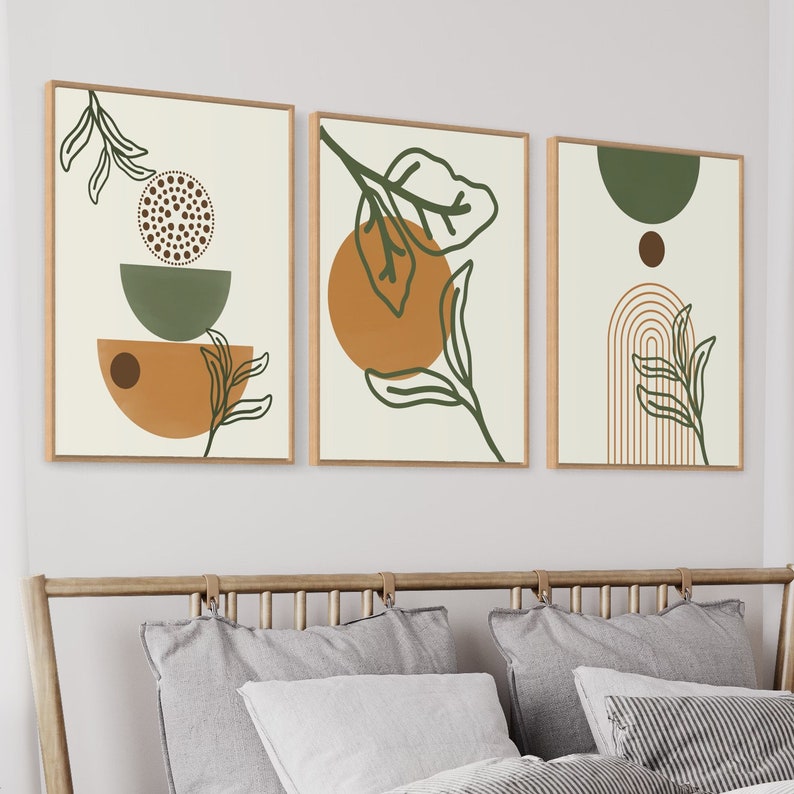 Ensemble de 3 Tableaux Décoration Murale