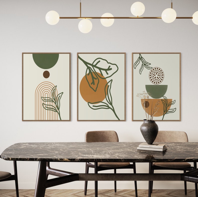 Trio Mid-Century Moderne