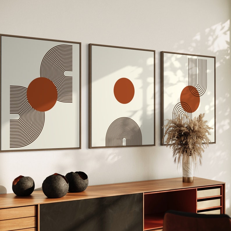 Trio Mid-Century Moderne