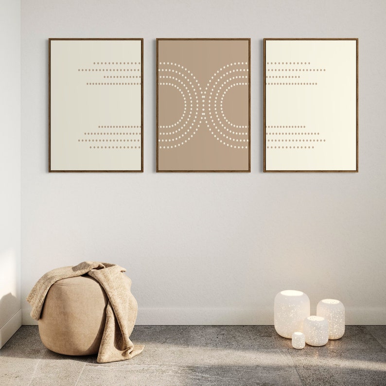 Ensemble de 3 Tableaux Décoration Murale