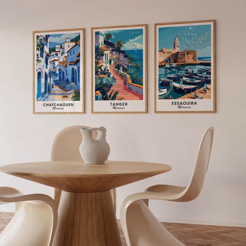 Ensemble de 3 Tableaux