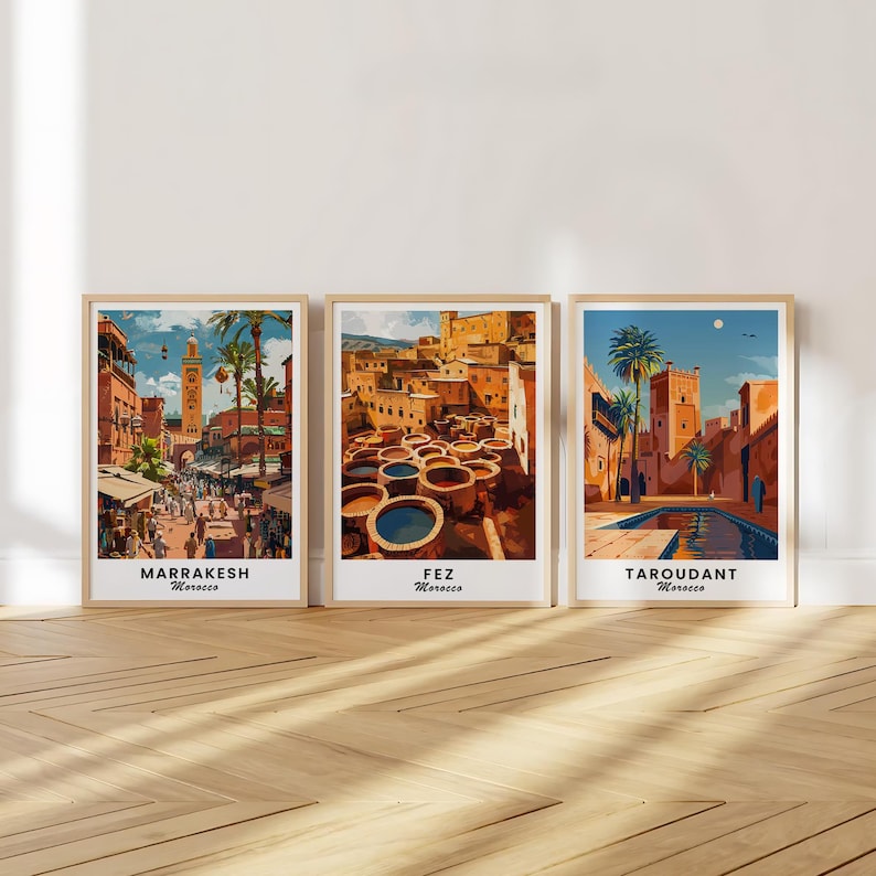 Ensemble de 3 Tableaux