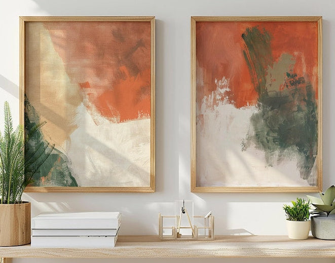 2 Tableaux d'Art Abstrait