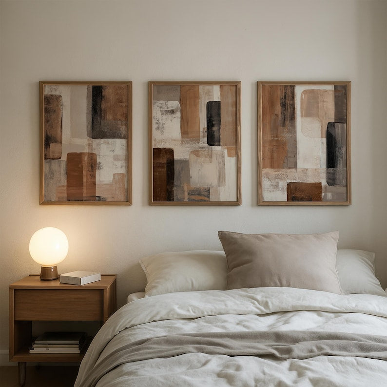 Ensemble de 3 Tableaux Décoration Murale moderne