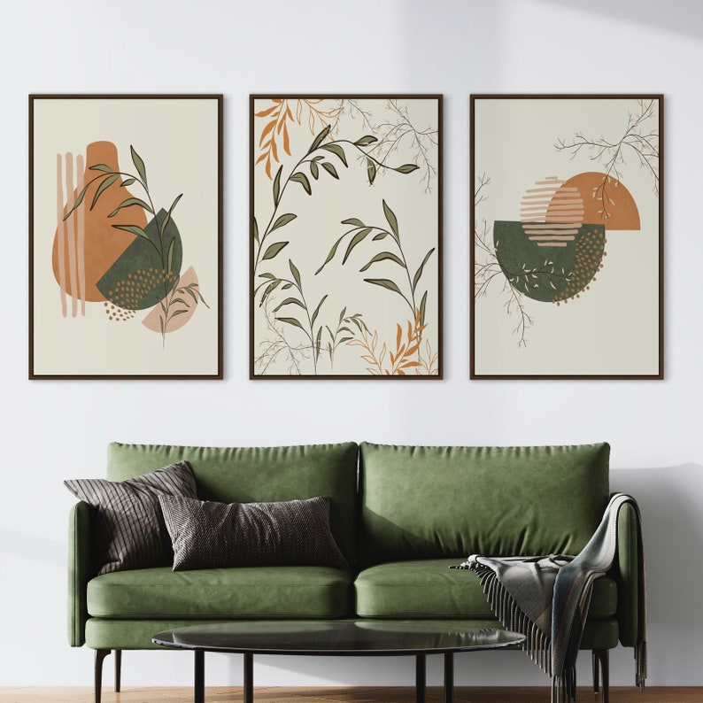 Kit de 3 Tableaux Décoration Murale