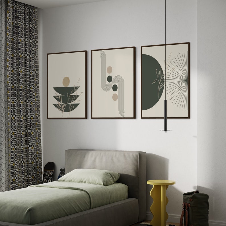 Kit de 3 Tableaux Décoration Murale