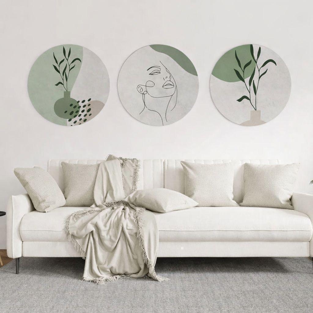 Mur de galerie minimaliste