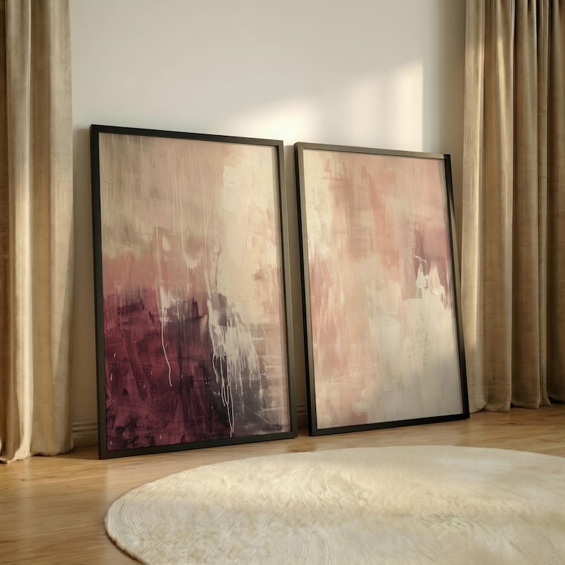 2 Tableaux d'Art Abstrait
