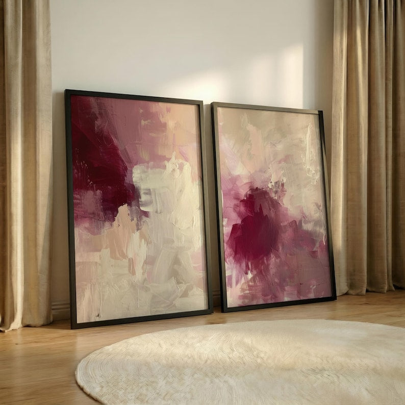 2 Tableaux d'Art Abstrait