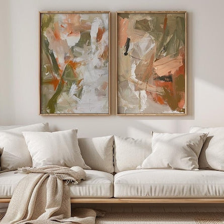 2 Tableaux d'Art Abstrait