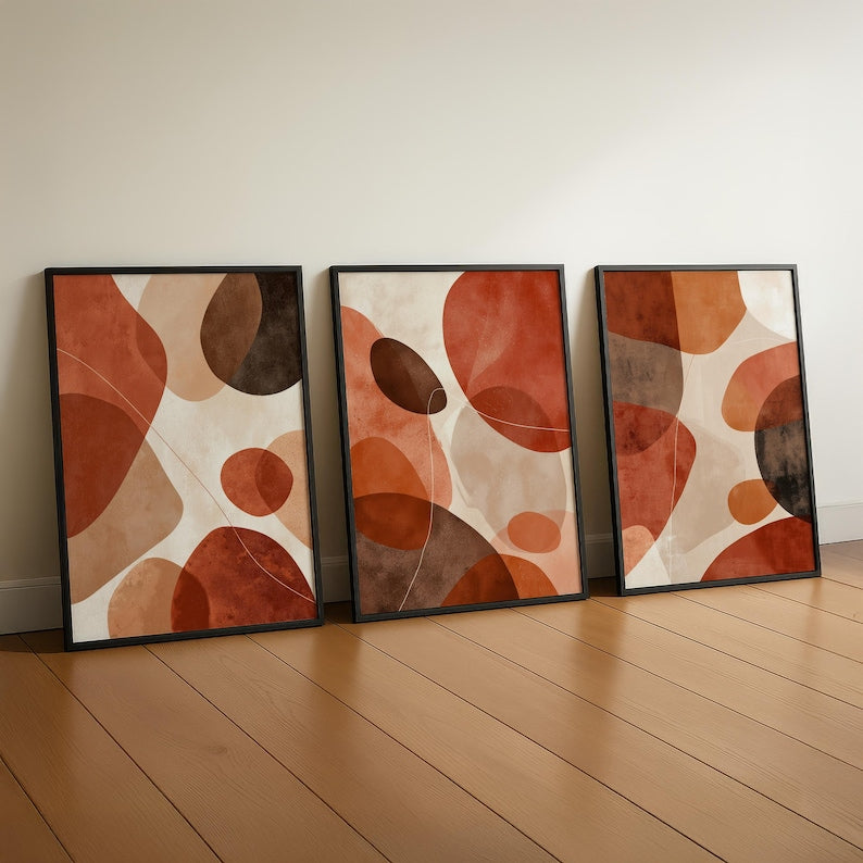Ensemble de 3 Tableaux Décoration Murale moderne