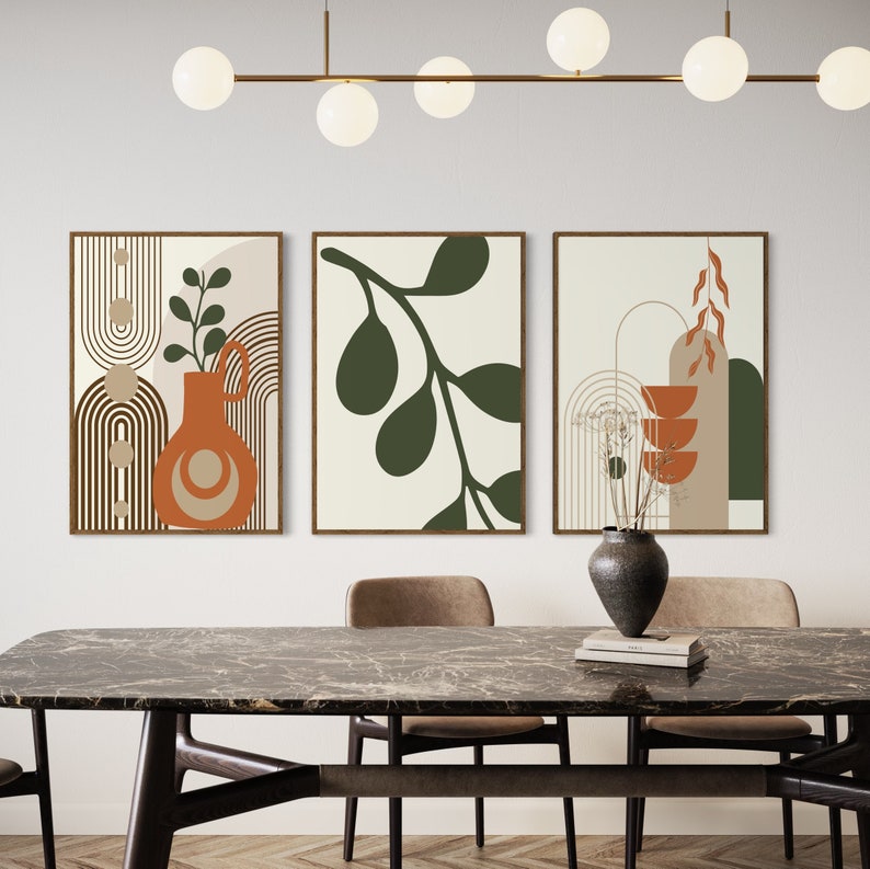 Kit de 3 Tableaux Décoration Murale