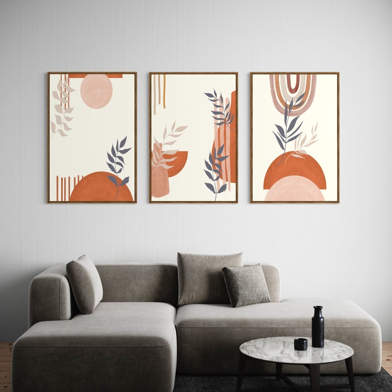 Kit de 3 Tableaux Décoration Murale