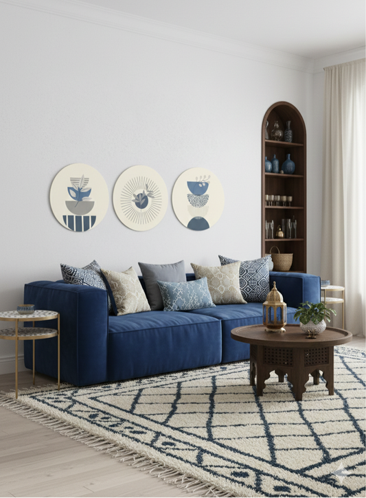 Mur de galerie minimaliste