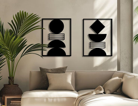 Ensemble de 2 œuvres d'art