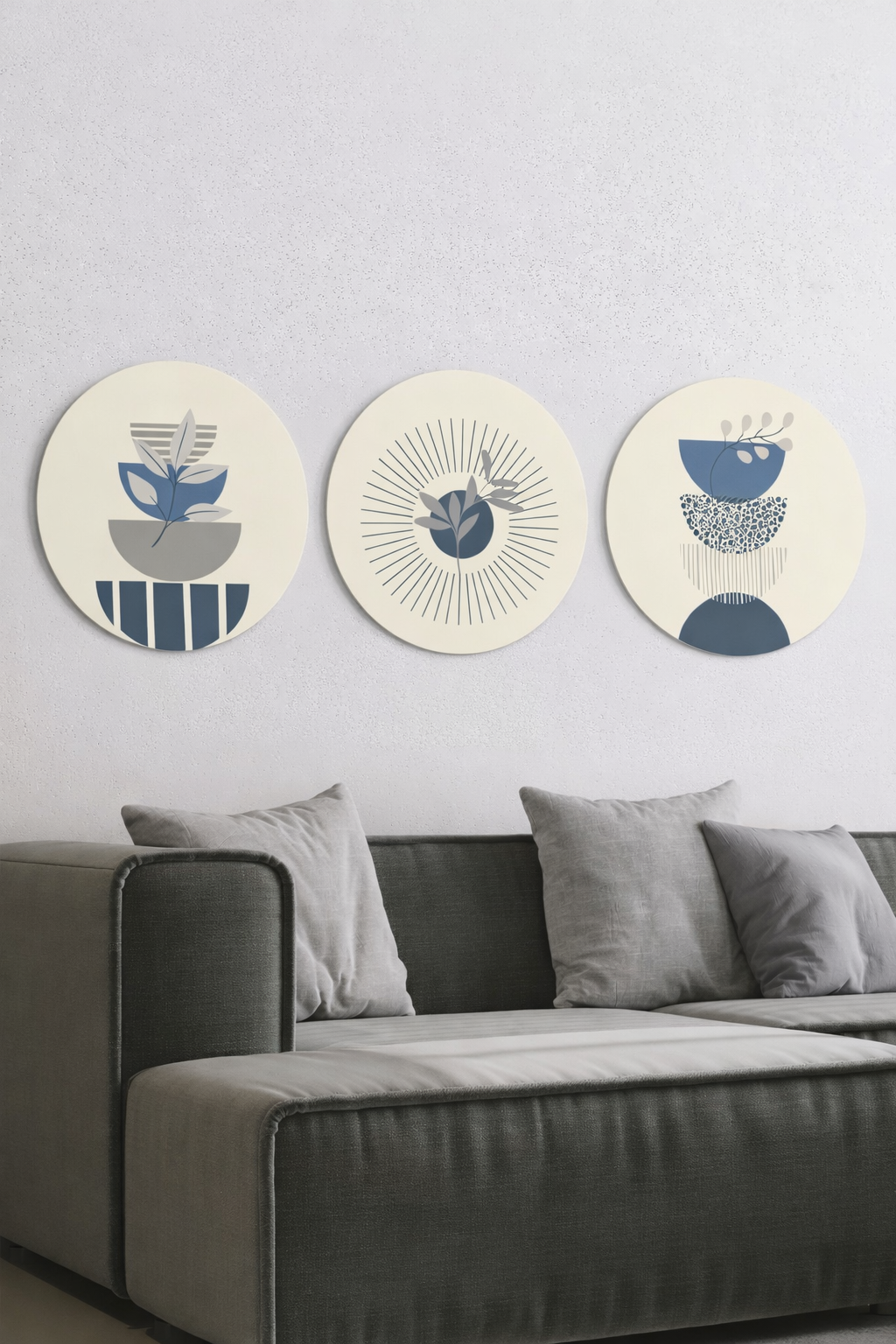 Mur de galerie minimaliste