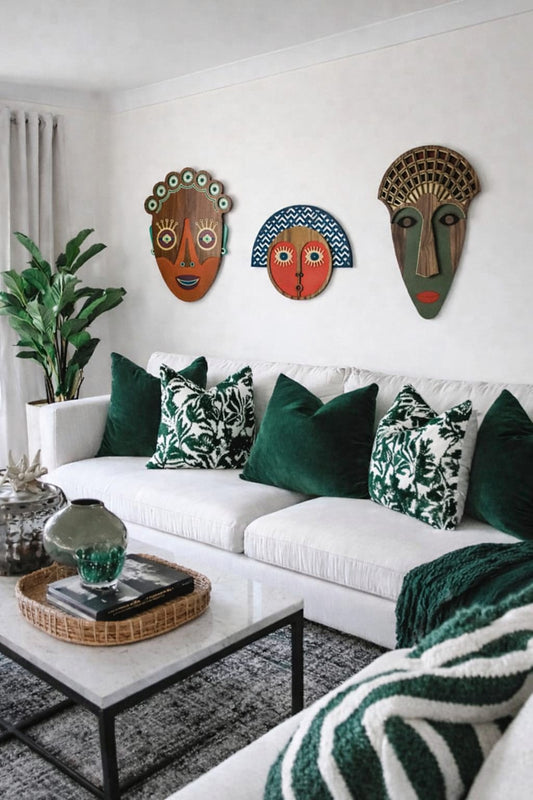 Pack de 3 Masques décoratifs