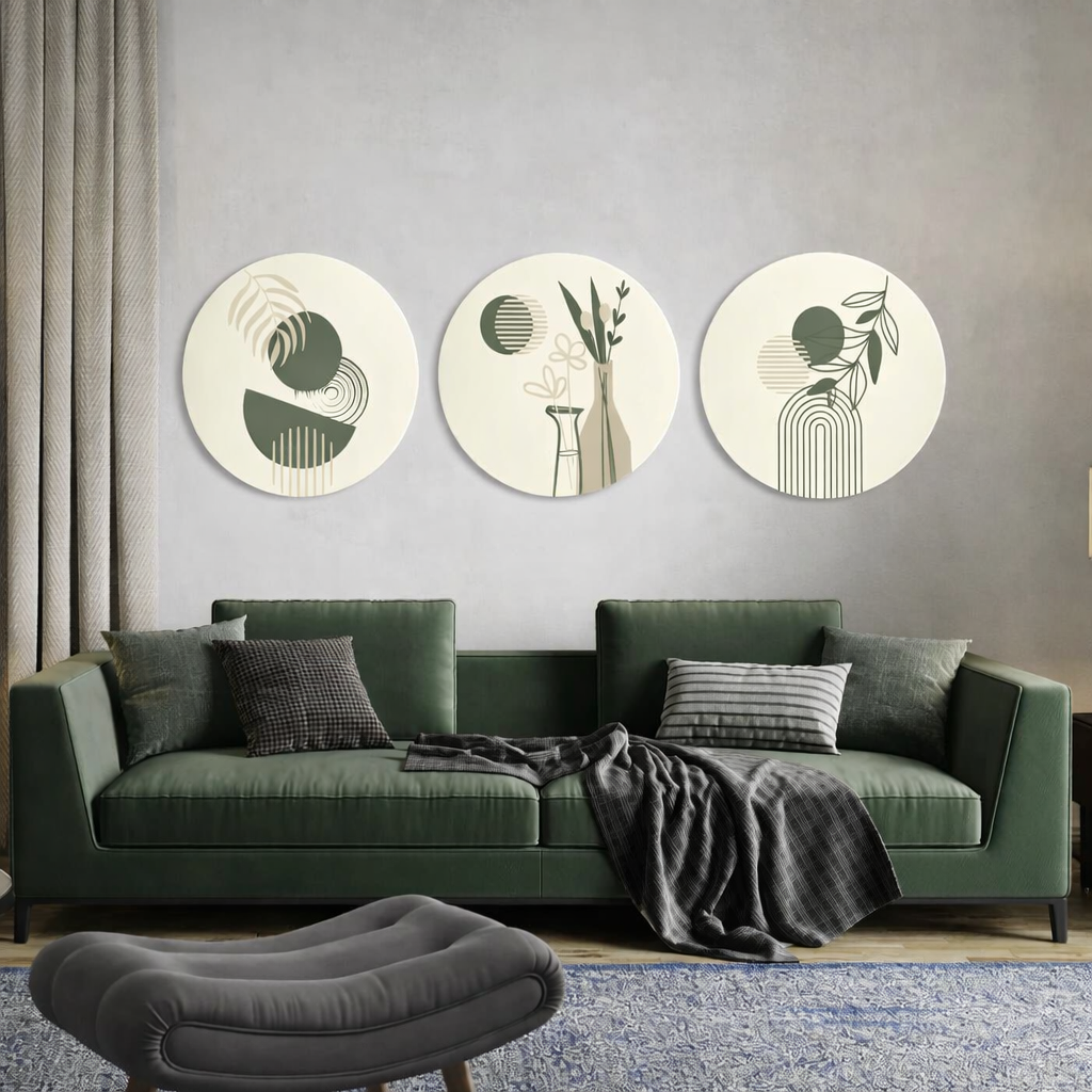 Mur de galerie minimaliste