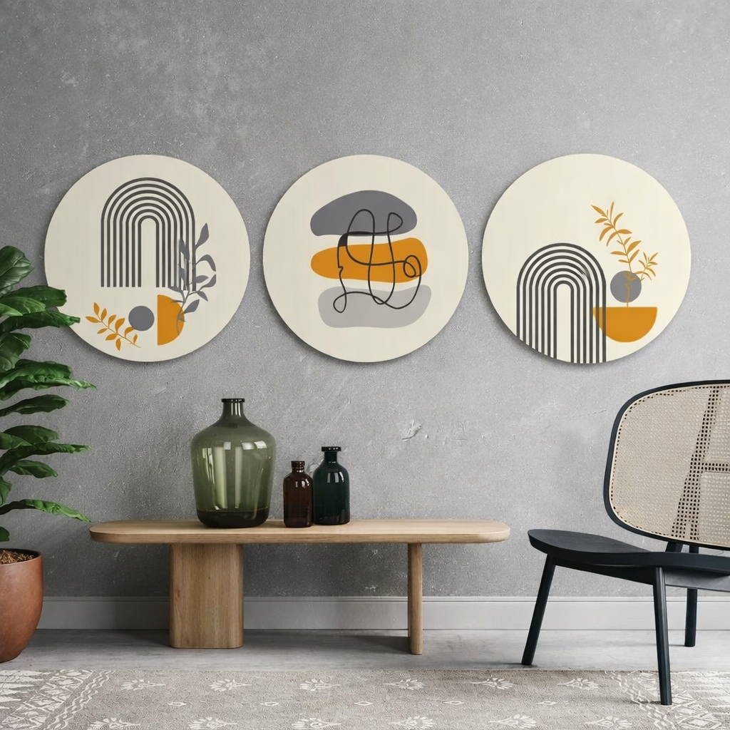 Mur de galerie minimaliste