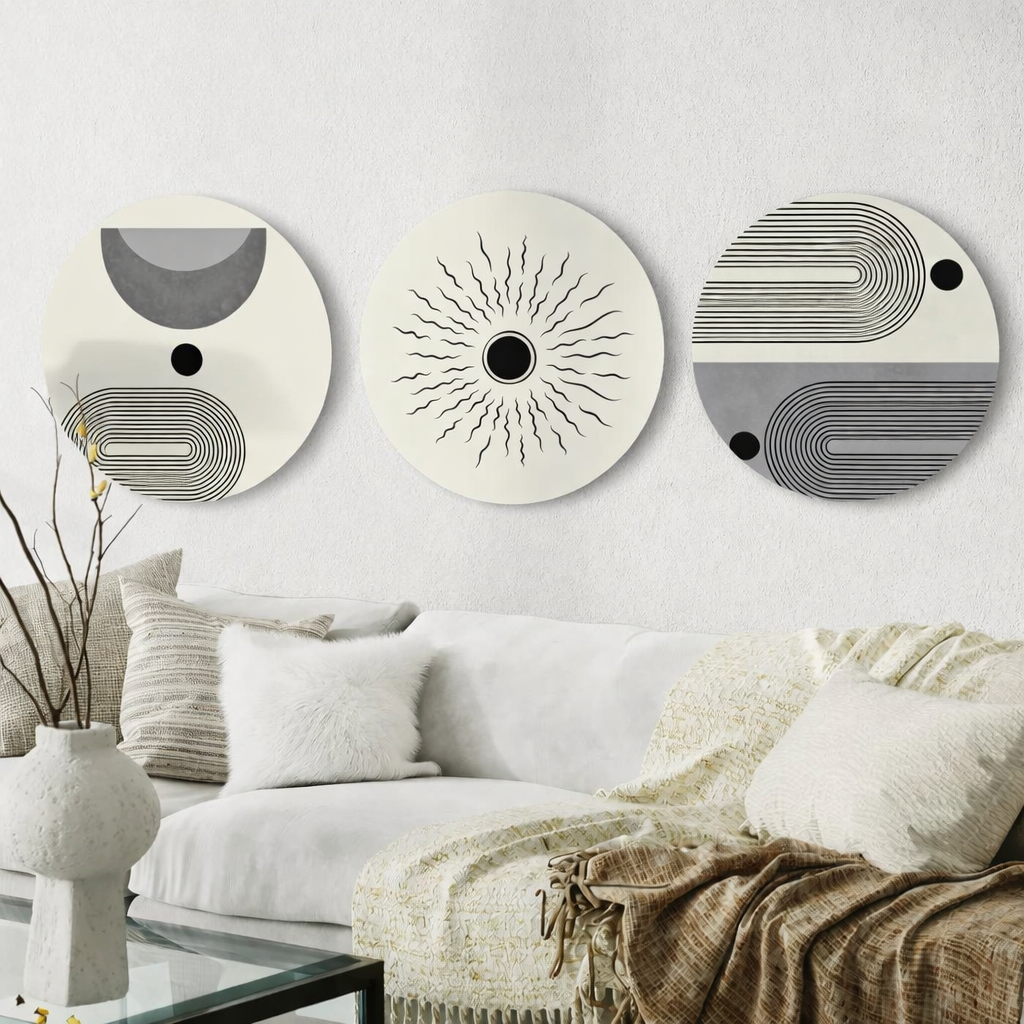 Mur de galerie minimaliste