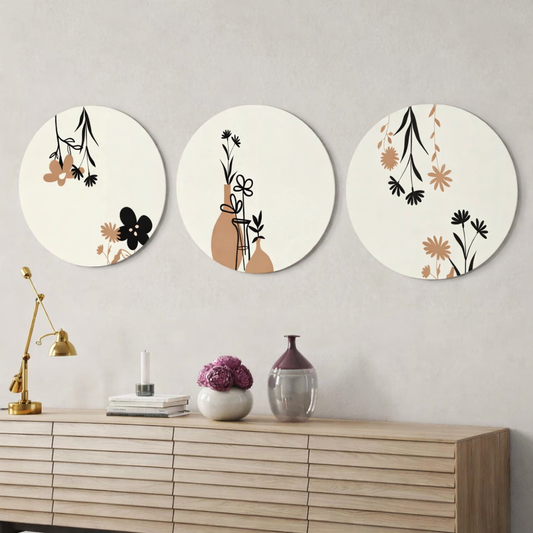 Mur de galerie minimaliste