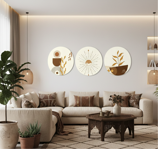 Mur de galerie minimaliste