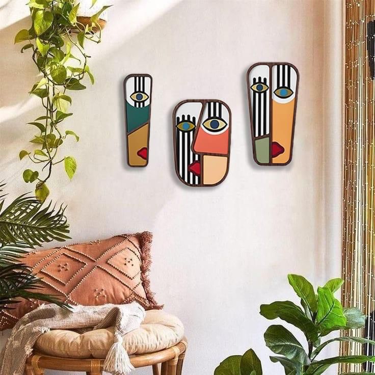 Pack de 3 Masques Africains