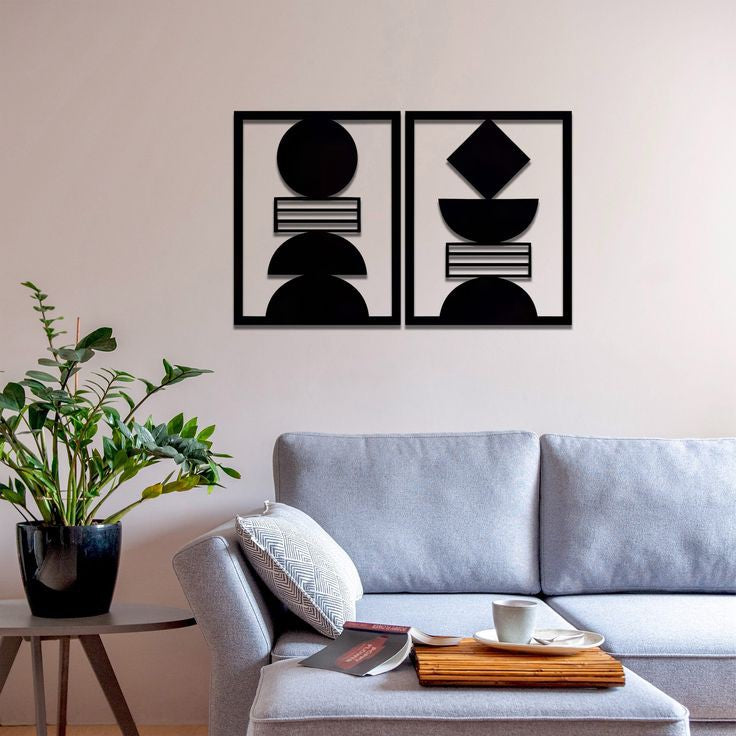 Ensemble de 2 œuvres d'art