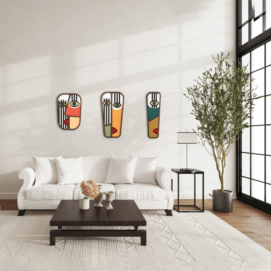 Pack de 3 Masques Africains