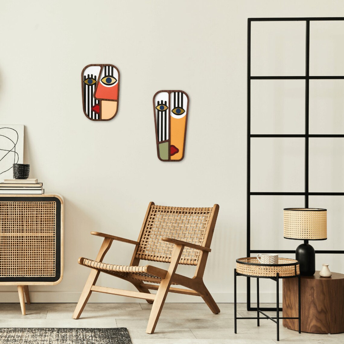 Pack de 2 masques africains