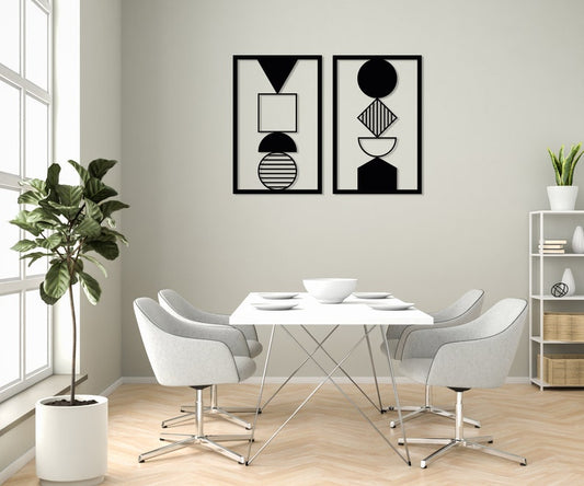 Ensemble de 2 œuvres d'art