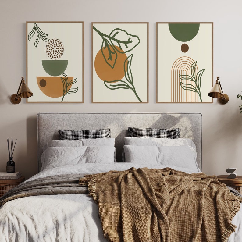 Ensemble de 3 Tableaux Décoration Murale