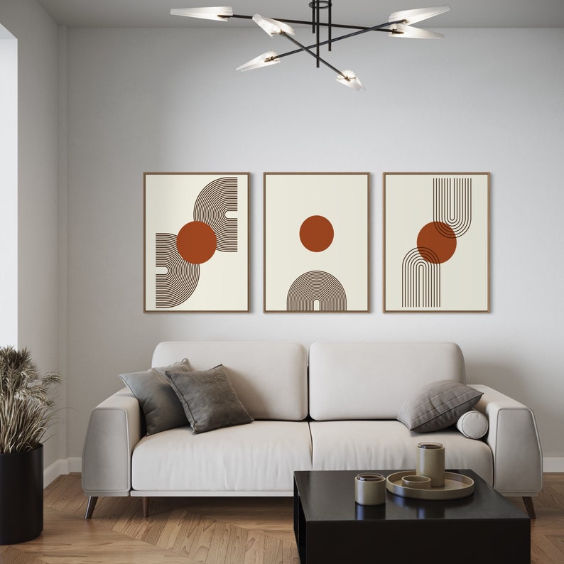 Ensemble de 3 Tableaux Décoration Murale