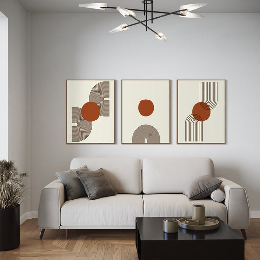 Ensemble de 3 Tableaux Décoration Murale