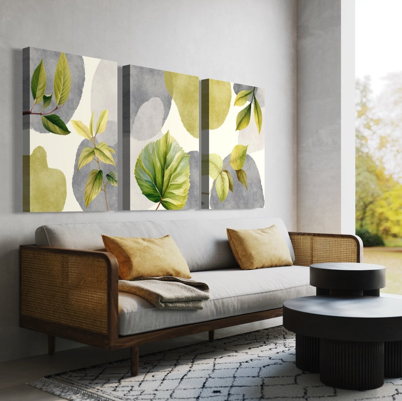 Ensemble de 3 Tableaux Décoration Murale