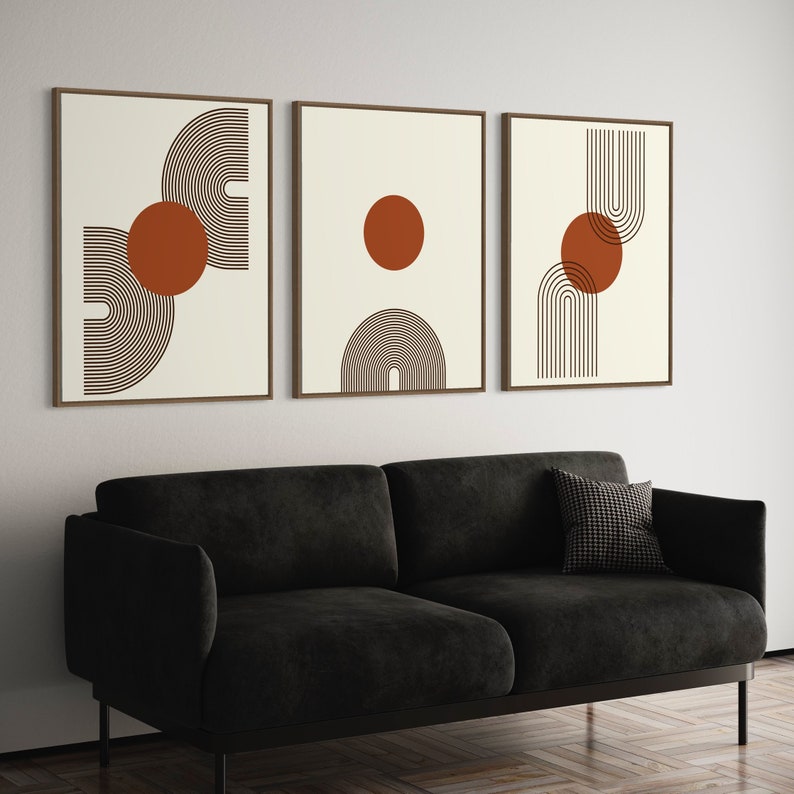 Ensemble de 3 Tableaux Décoration Murale