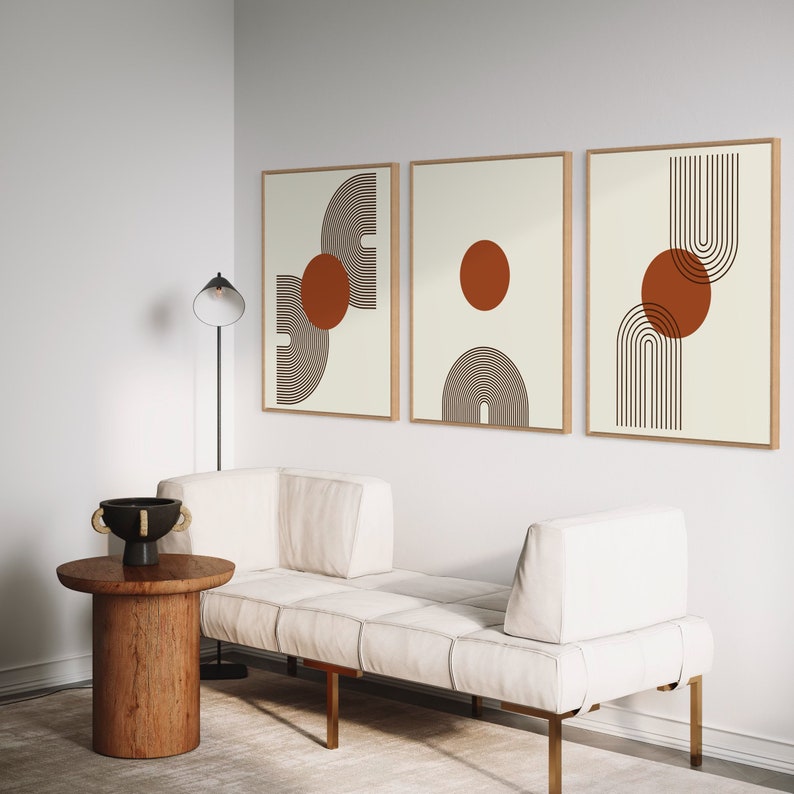 Ensemble de 3 Tableaux Décoration Murale