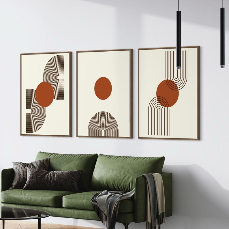 Ensemble de 3 Tableaux Décoration Murale