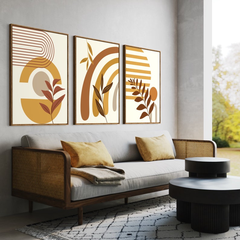 Ensemble de 3 Tableaux Décoration Murale