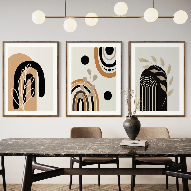 Ensemble de 3 Tableaux Décoration Murale