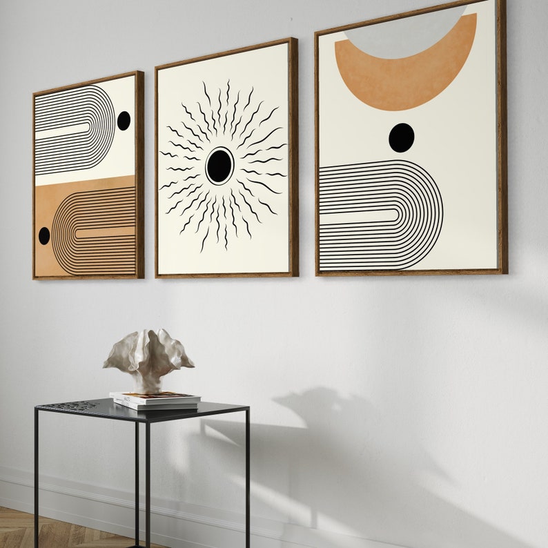 Kit de 3 Tableaux Décoration Murale