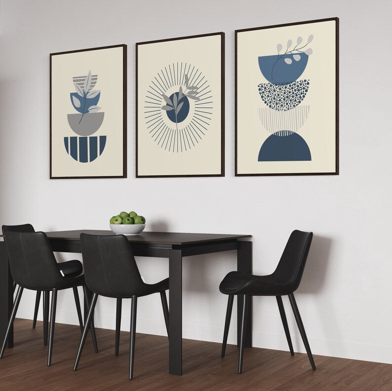 Kit de 3 Tableaux Décoration Murale