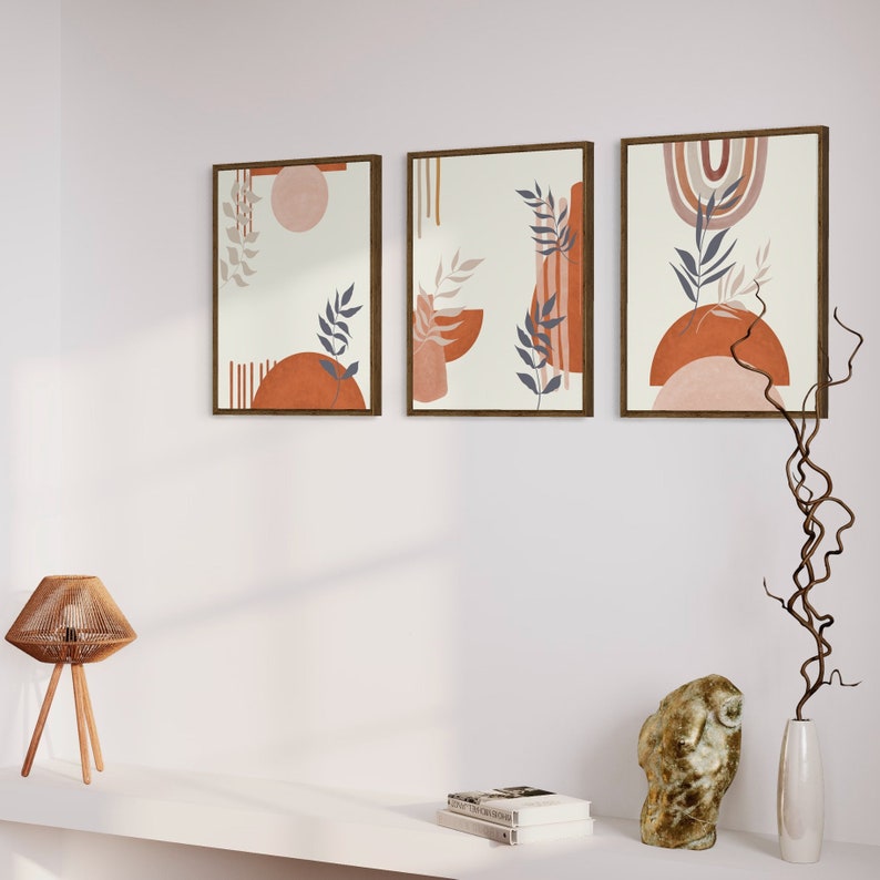 Kit de 3 Tableaux Décoration Murale