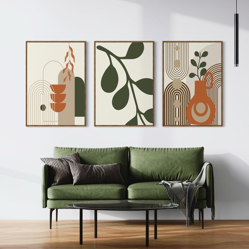 Kit de 3 Tableaux Décoration Murale