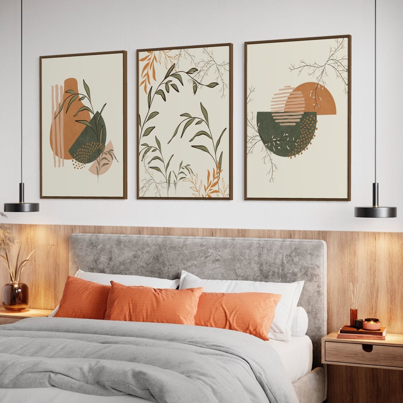 Kit de 3 Tableaux Décoration Murale